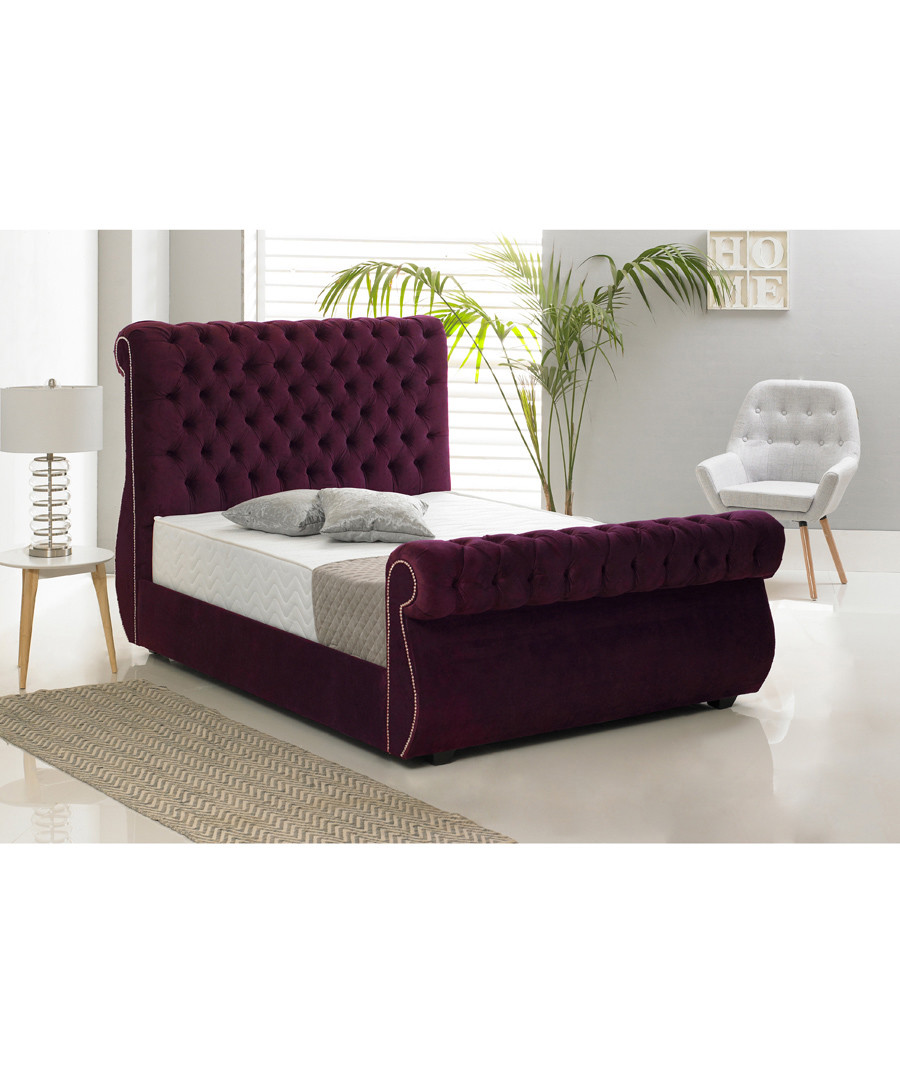 2pc purple s.king bed & mattress set Sale - Chiswick