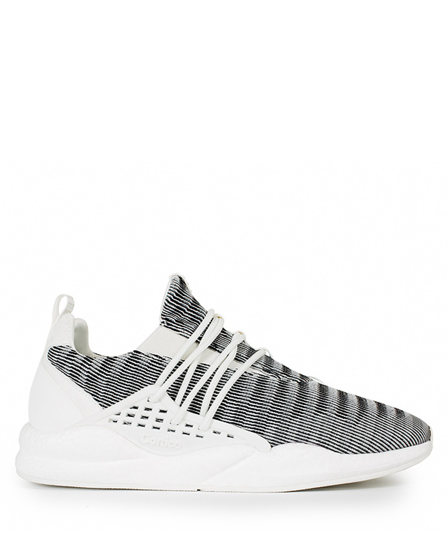 Men's Industria white knit sneakers Sale - Cortica