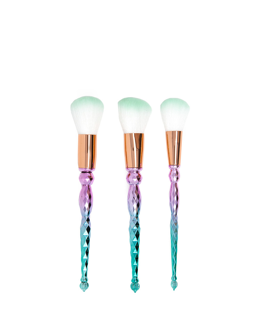 3pc Sceptor multi-colour make-up brushes Sale - zoe ayla
