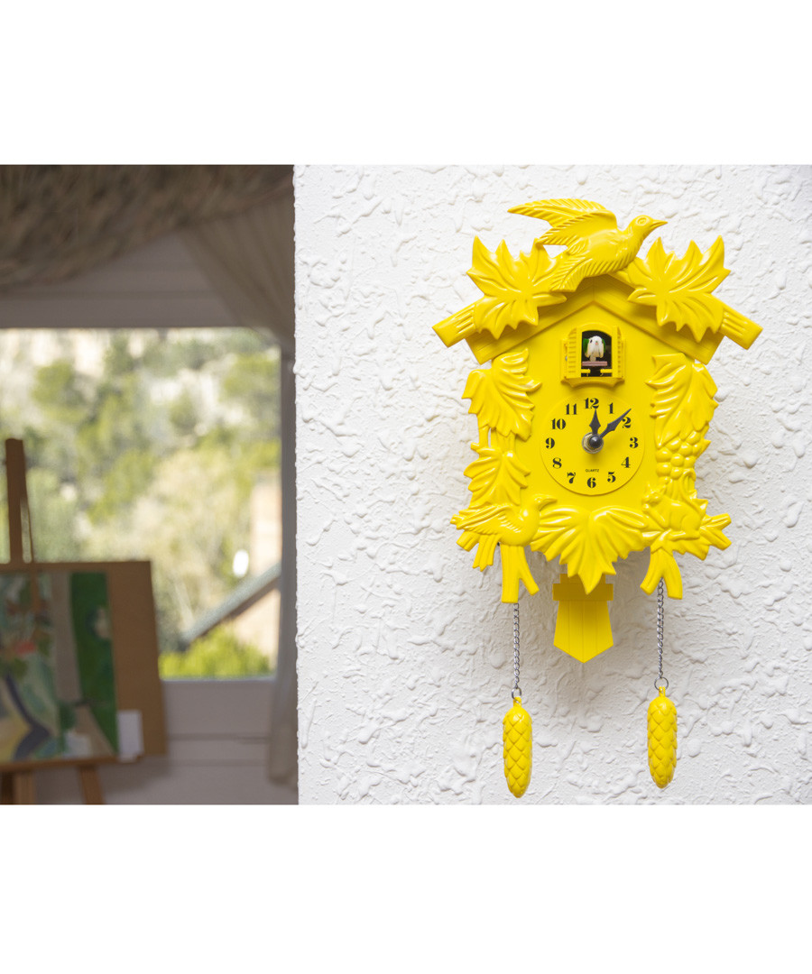 Yellow cuckoo clock Sale - Walplus