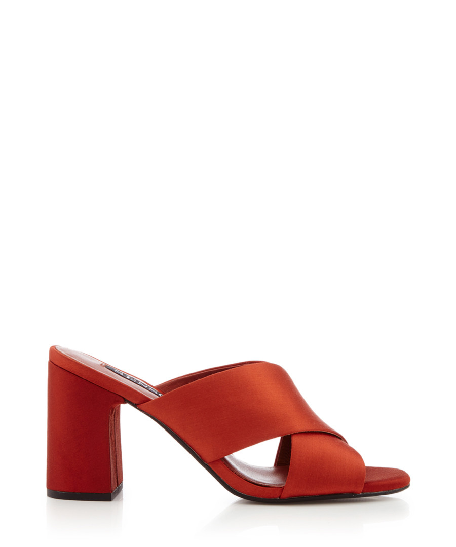 Marley orange leather mules Sale - Senso