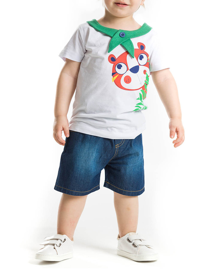 2pc Boy's Hide & Seek top & shorts sey Sale - Denokids