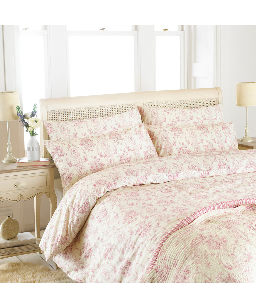 Etoille pink cotton s.king duvet set Sale - riva paoletti