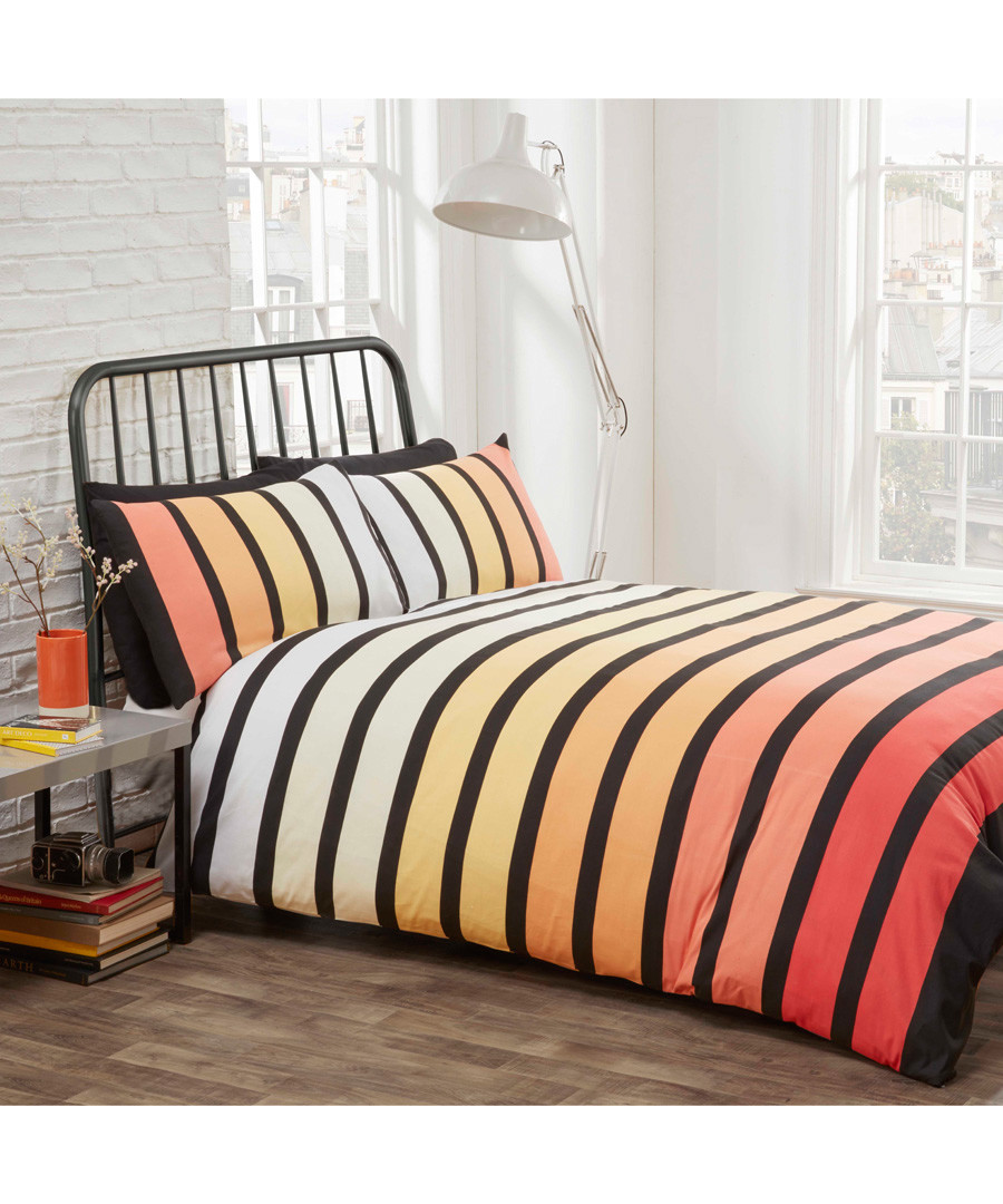 Soho tropical striped single duvet set Sale - rapport