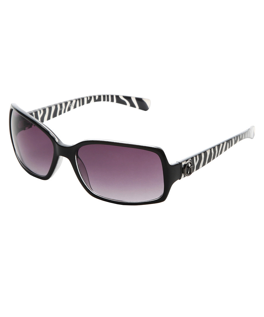Black & white rectangle sunglasses Sale - guess
