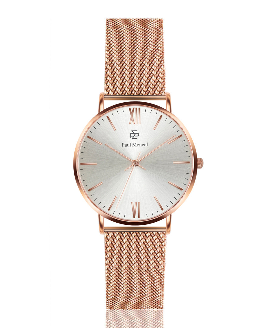 Rose gold-tone stainless steel watch Sale - Paul McNeal