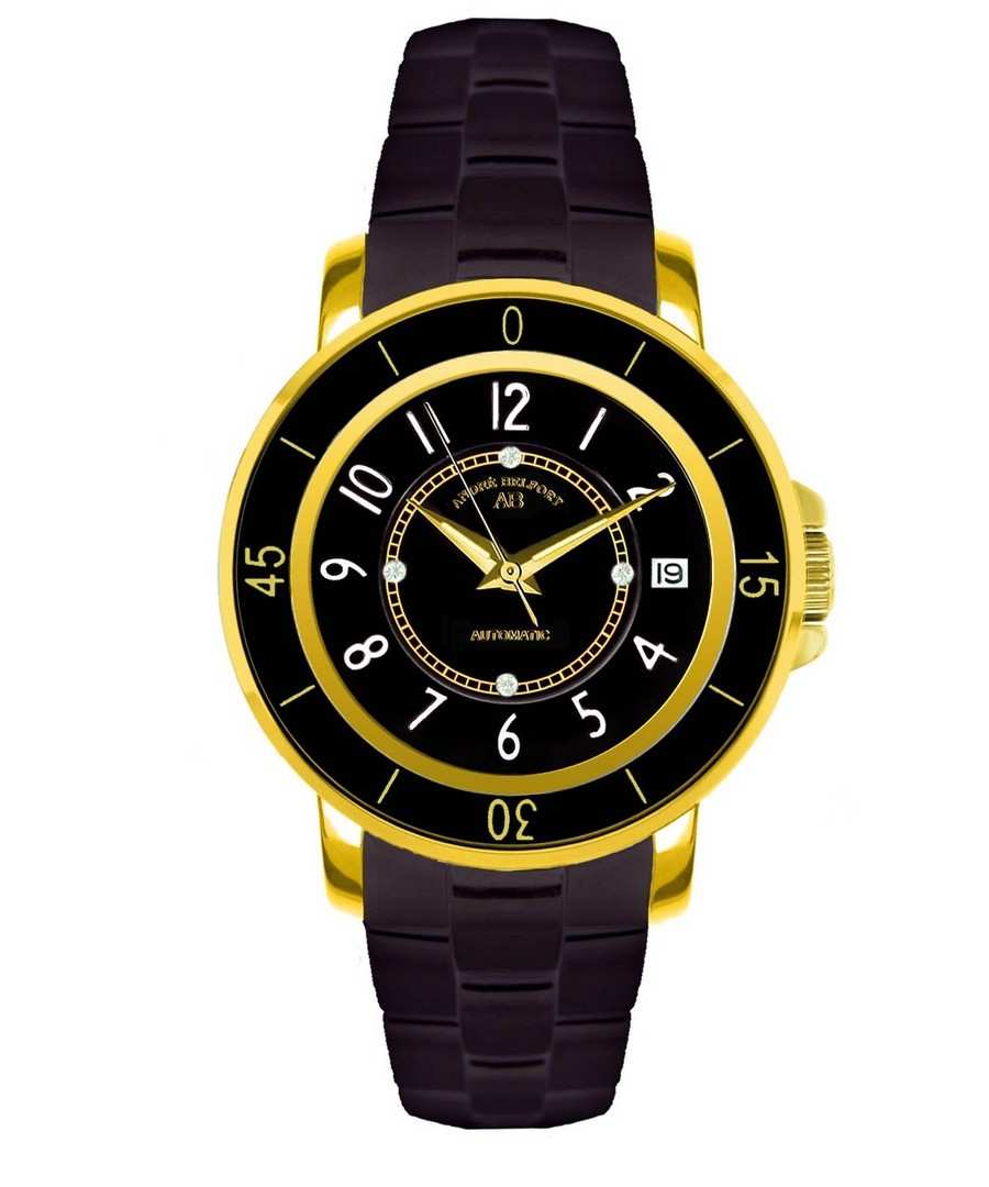 Aphrodite black & crystal watch Sale - andre belfort
