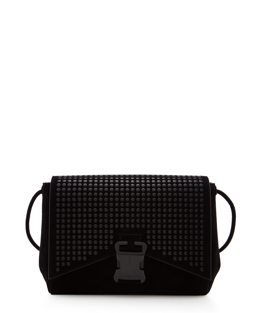 Irvine black leather cross body bag Sale - Christopher Kane
