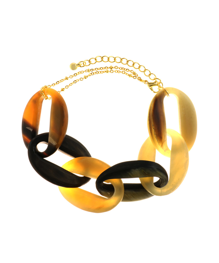 Fusion buffalo horn bracelet Sale - fleur envy gaia