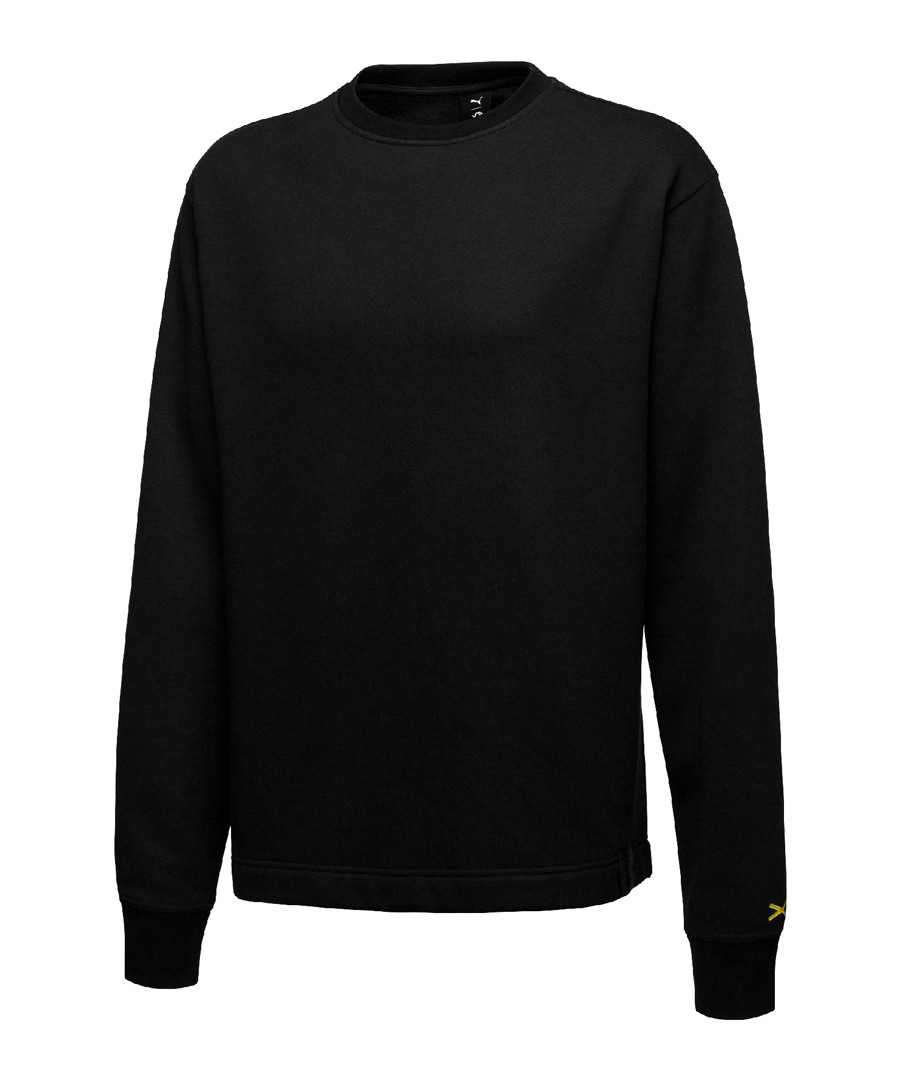 Black cotton crew neck jumper Sale - puma
