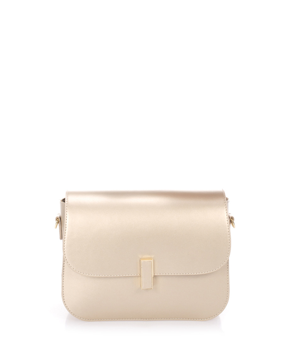 Gold-tone leather flap crossbody bag Sale - zoe & noe