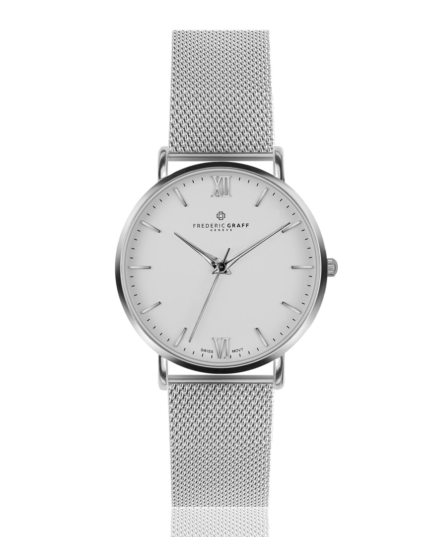 Dent Blanche silver-tone mesh watch Sale - frederic graff