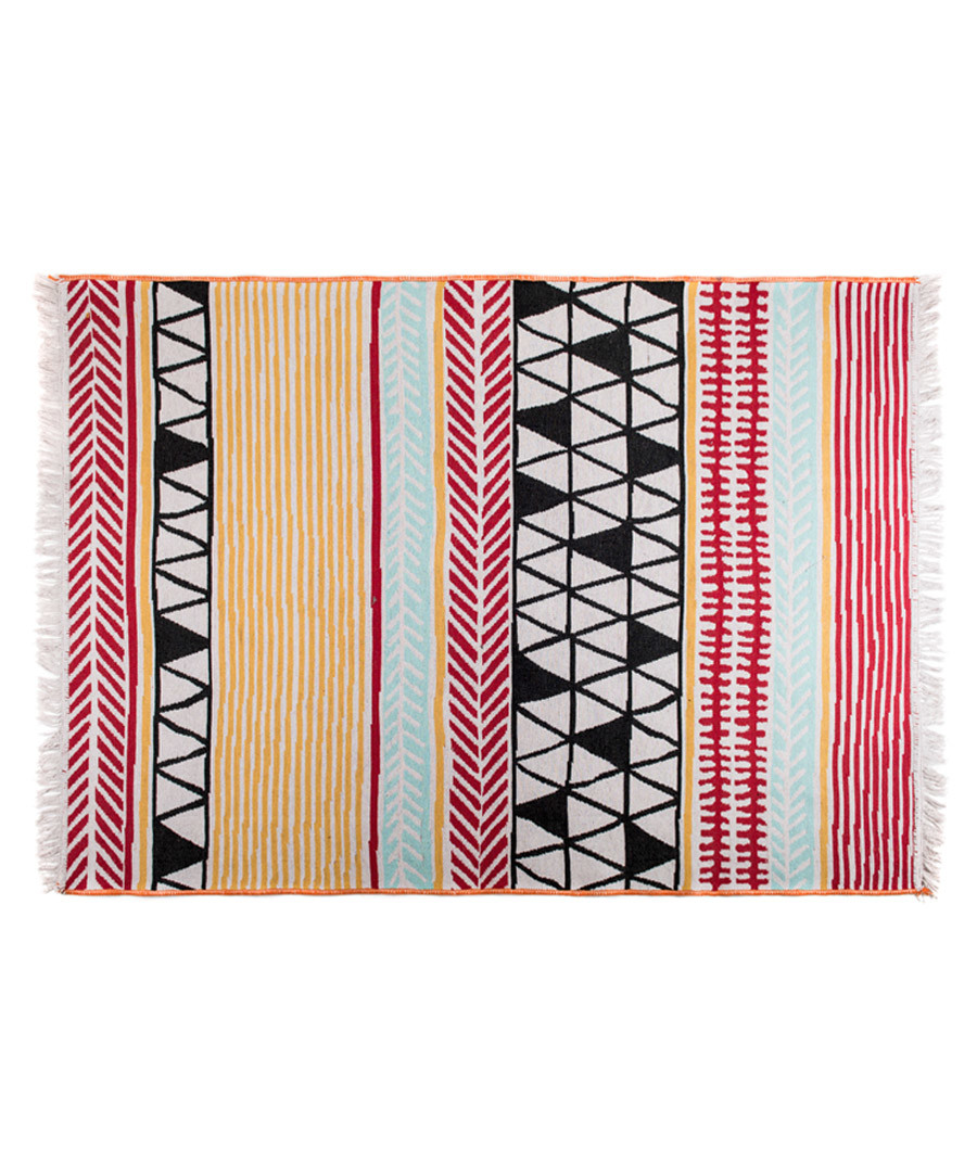 Black cotton double rug 250 x 160cm Sale - duo rugs