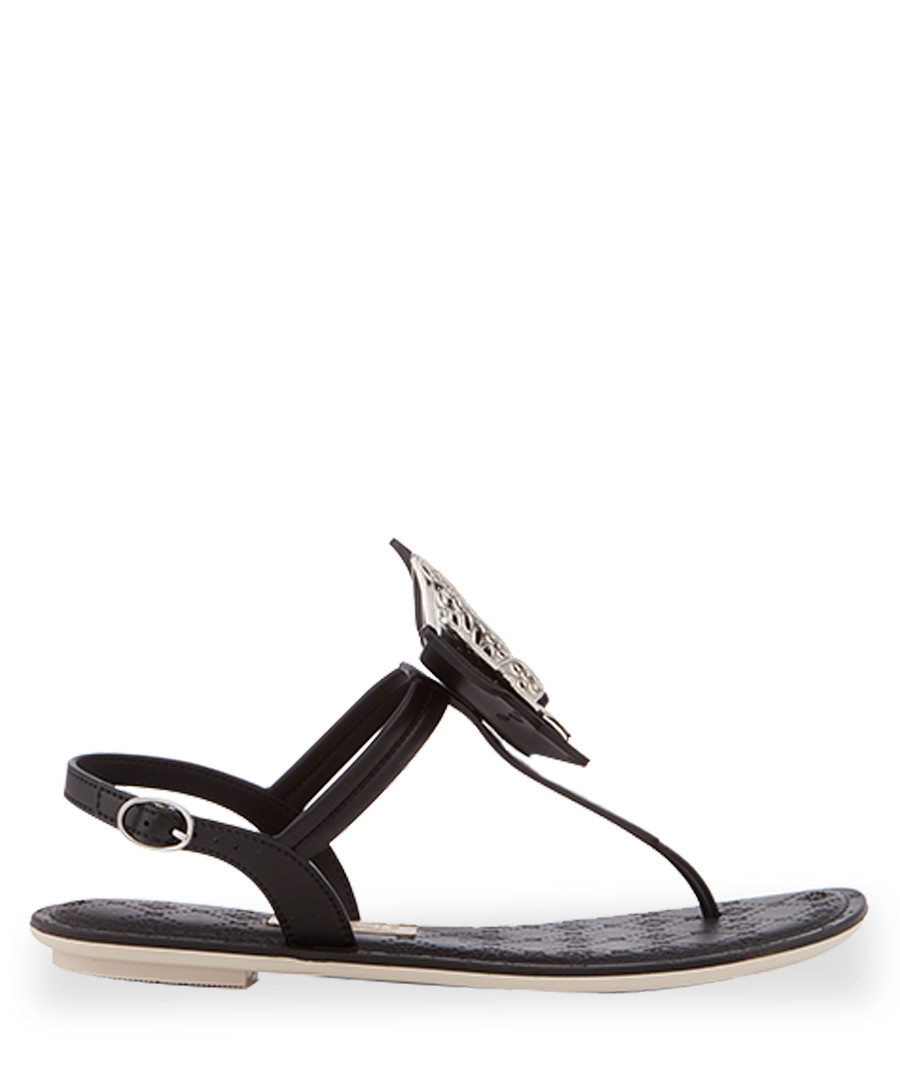 Sense black butterfly T bar sandals Sale - grendha