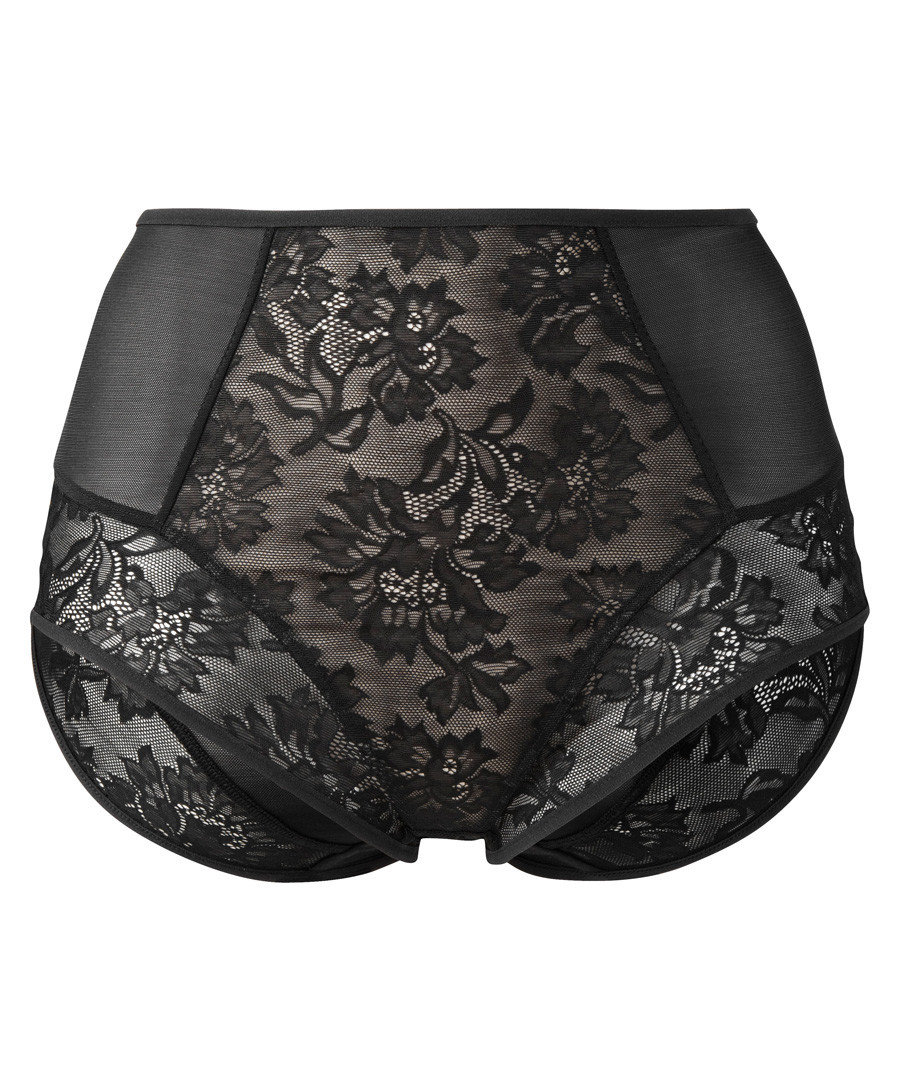 Idina black lace full briefs Sale - panache