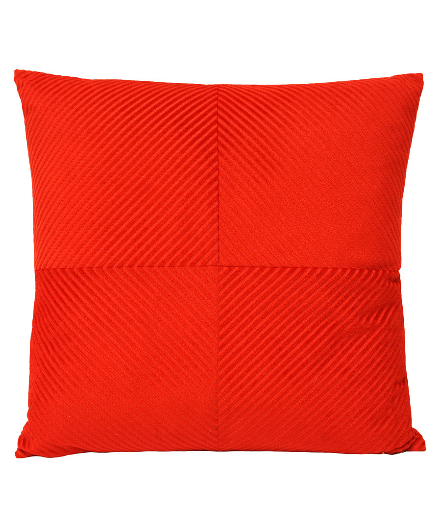 Infinity red cushion cover Sale - paoletti