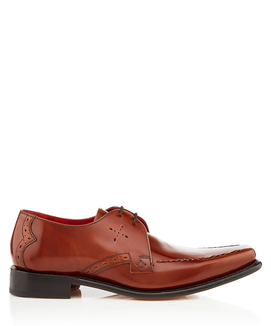 Cocker tan leather Derby shoes Sale - jeffery west