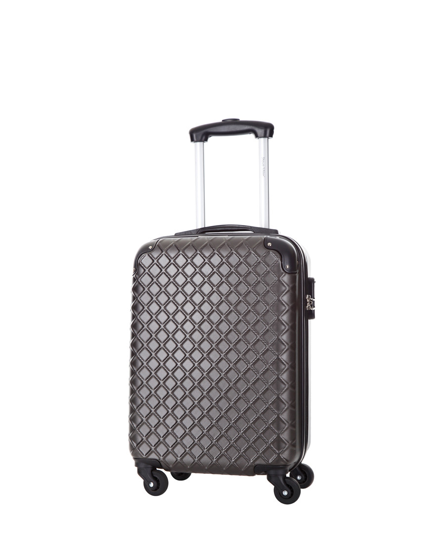 Grey spinner suitcase 46cm Sale - steve miller