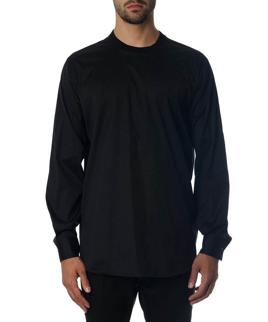Men's black cotton stretch top Sale - DSQAURED2