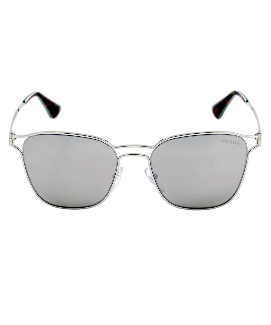 Pale gold & brown sunglasses Sale - prada