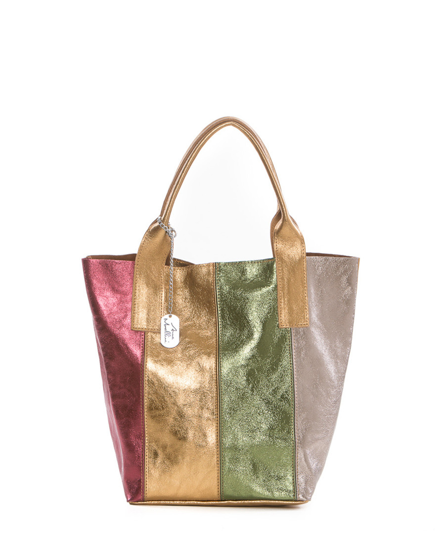 Multi-coloured leather shoulder bag Sale - anna morellini