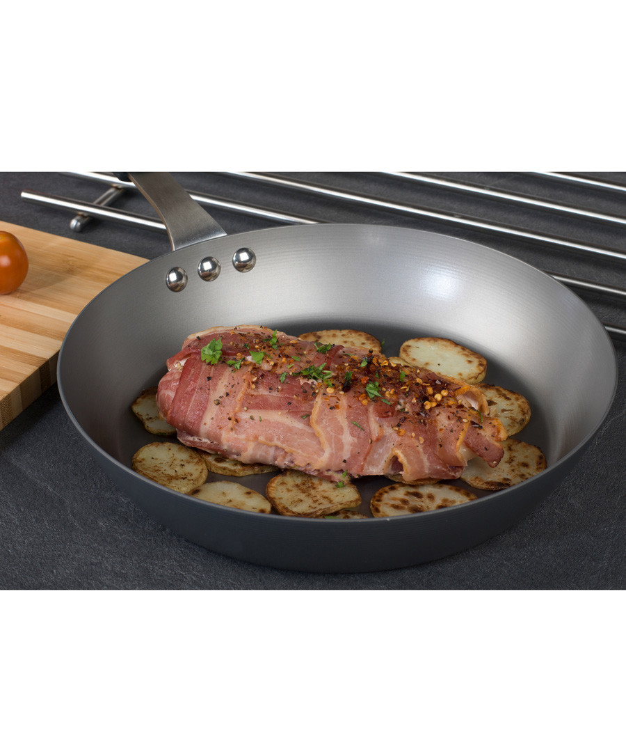 Eternity grey steel frying pan 24cm Sale - Giles and Posner