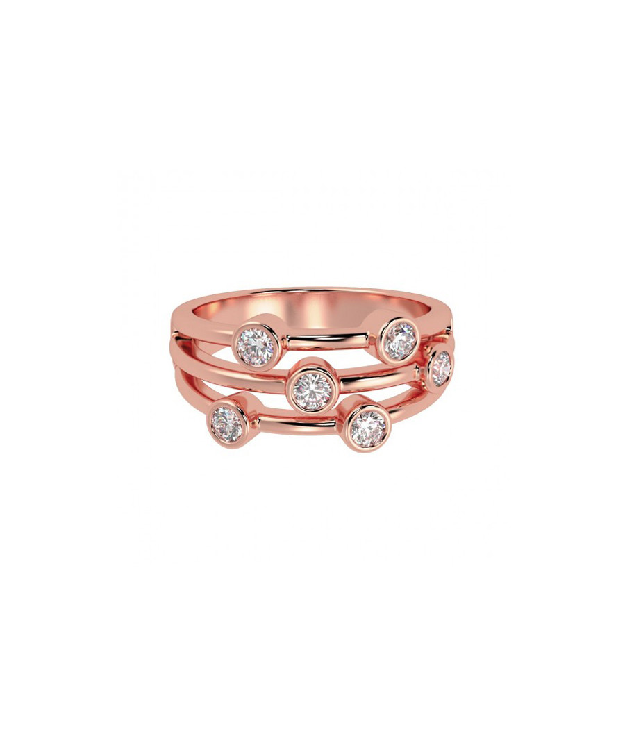 0.5ct diamond & rose gold bubble ring Sale - Buy Fine Diamonds