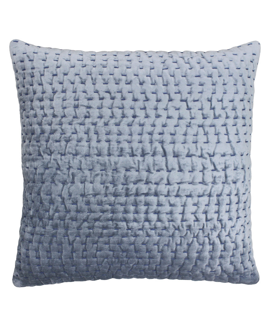 Gawsworth denim weave pattern cushion Sale - riva paoletti
