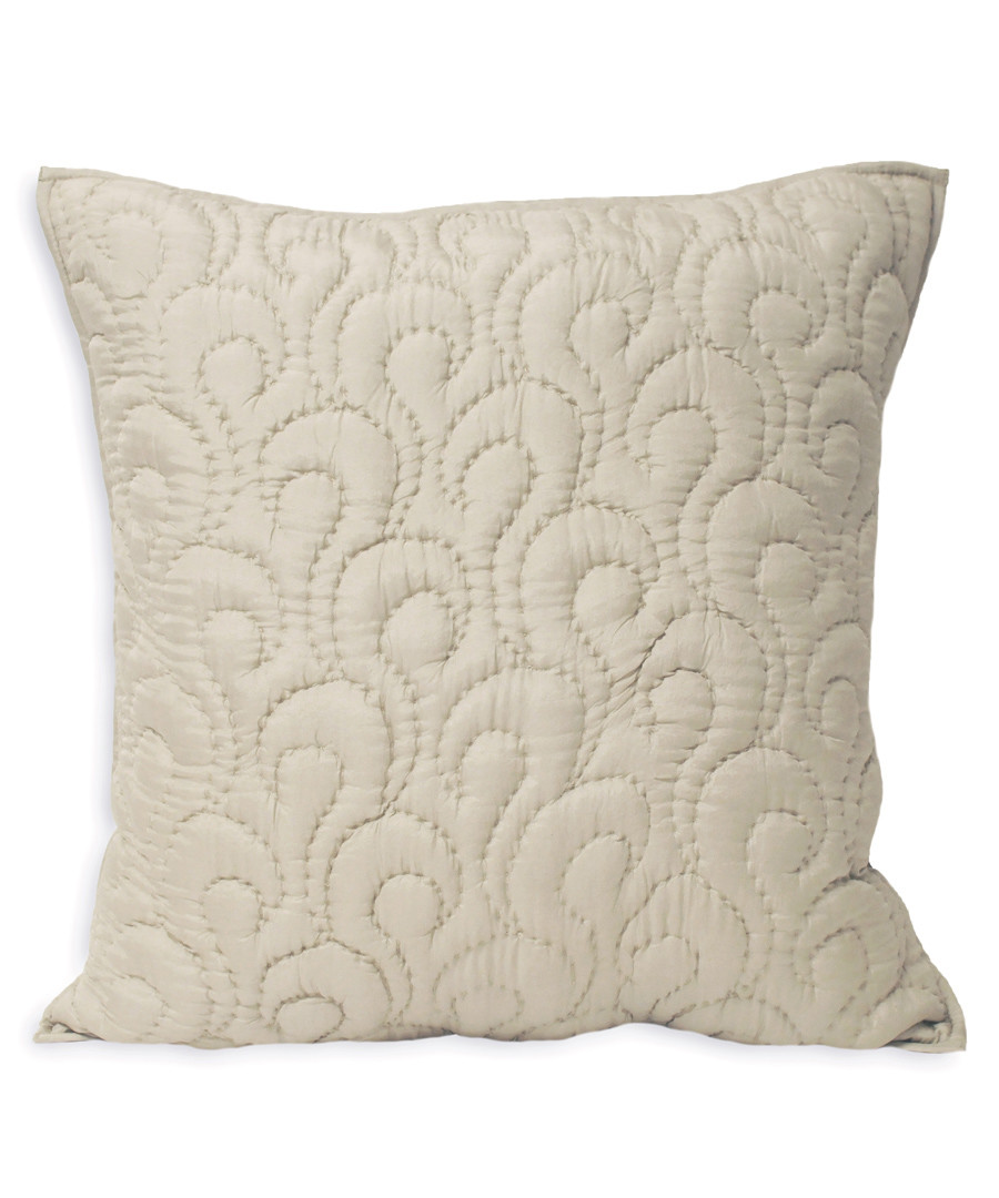 Nimes champagne pattern cushion 55cm Sale - riva paoletti