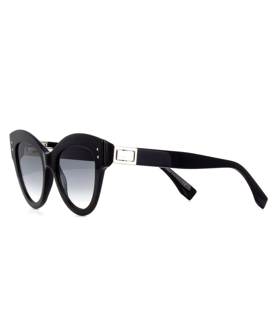 Black round studded sunglasses Sale - fendi