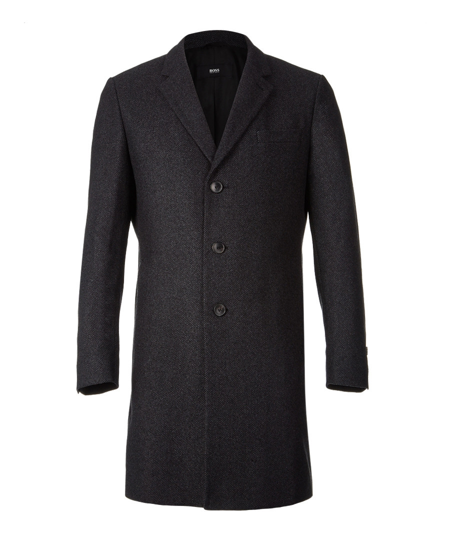 Nye charcoal wool blend coat Sale - Boss By Hugo Boss