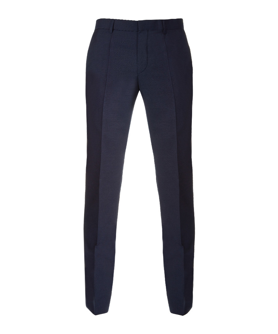 Dark blue pure wool formal trousers Sale - Boss By Hugo Boss