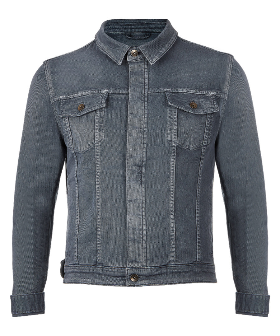 Aqua cotton blend denim jacket Sale - Boss By Hugo Boss