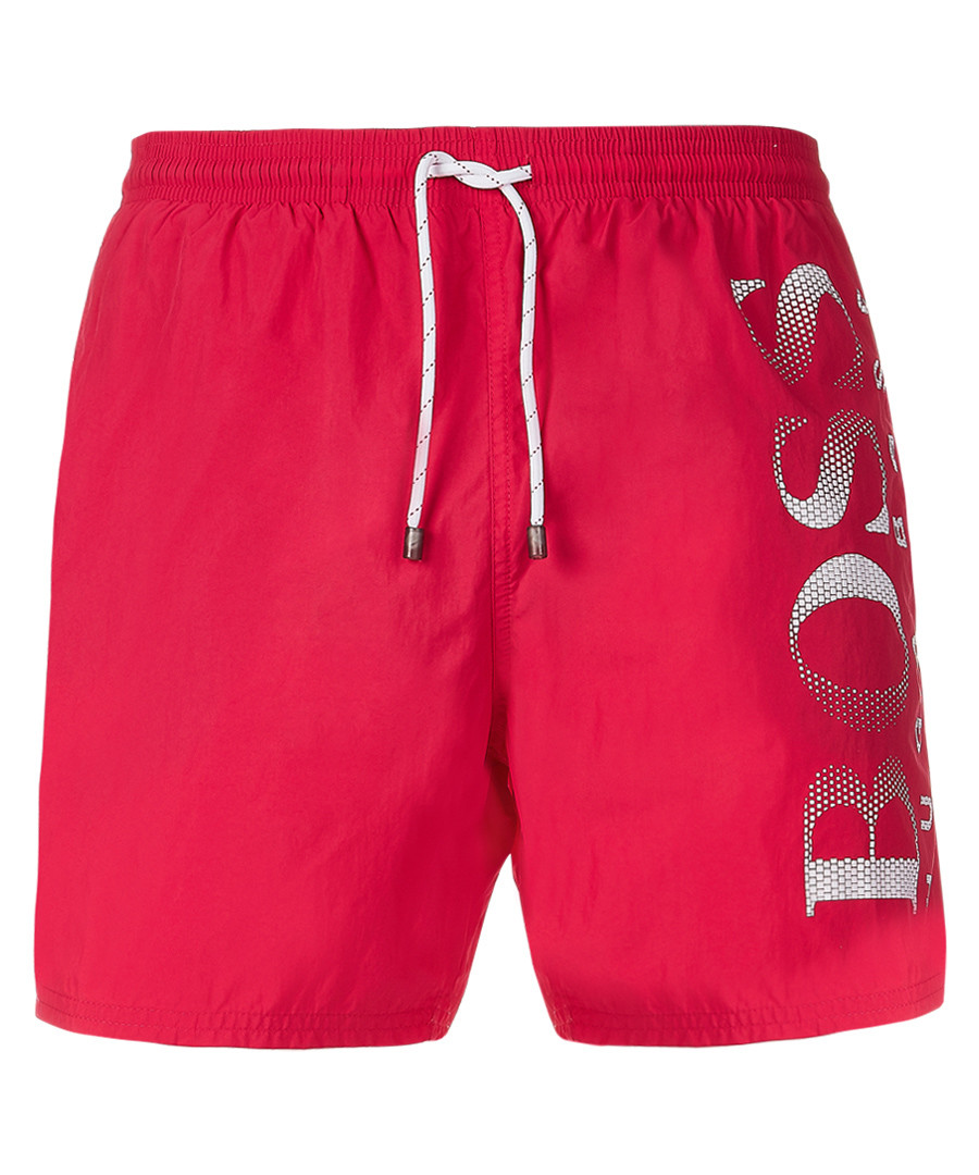 Pink logo print shorts Sale - Boss By Hugo Boss