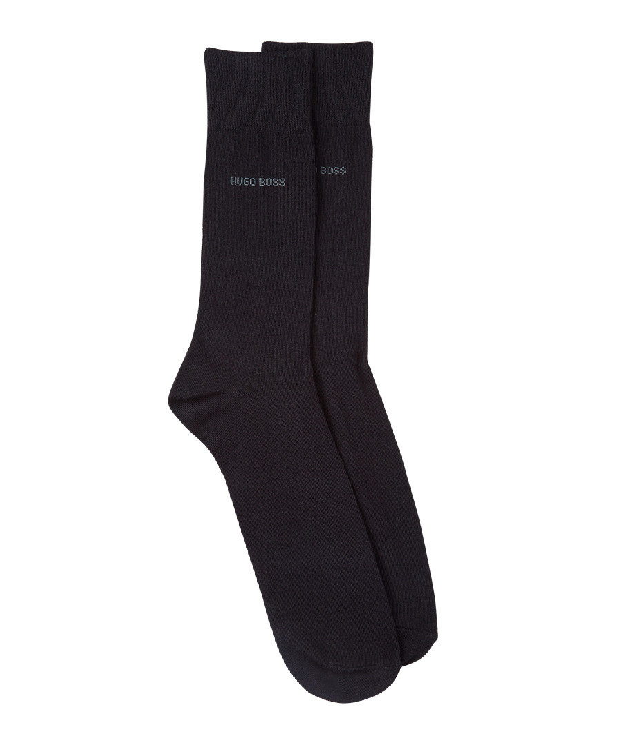 Black cotton blend socks Sale - Boss By Hugo Boss