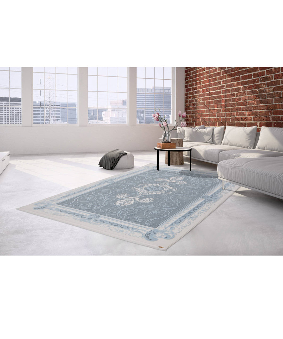 Diyez 100 blue & ivory rug 200x290cm Sale - pierre cardin