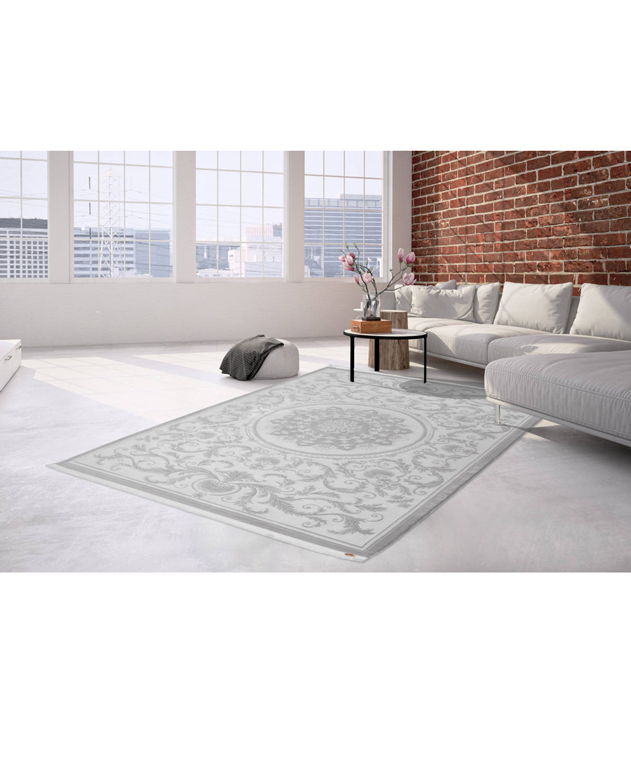 Saloon 500 silver rug 160x230cm Sale - pierre cardin