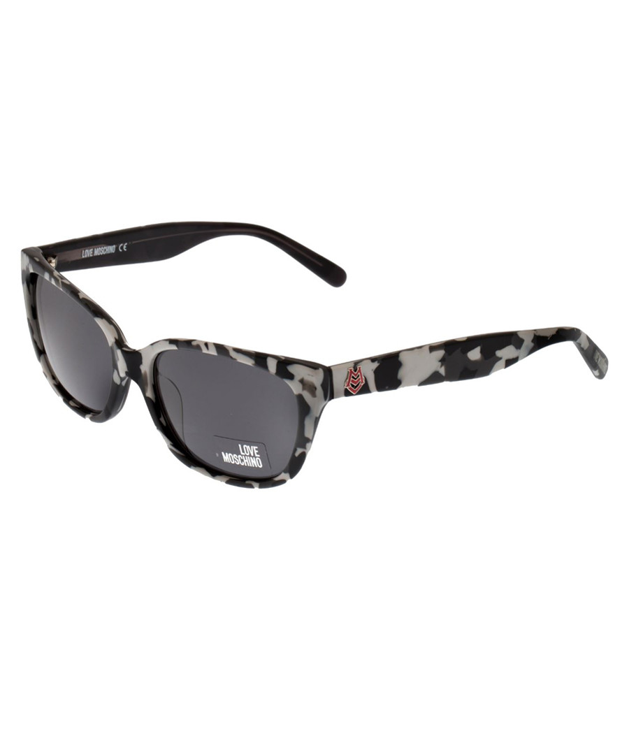 Black & grey camo pattern sunglasses Sale - moschino love