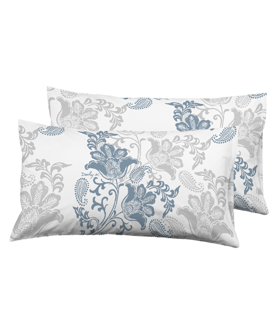 2pc blue pure cotton cushion Sale - Derhy