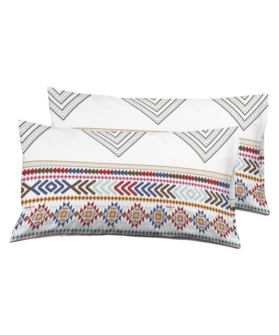 2pc multi-coloured pure cotton cushion Sale - Derhy