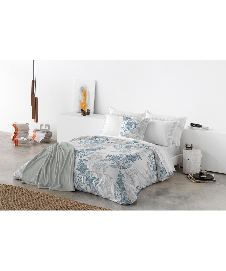 White pure cotton double duvet cover Sale - Derhy