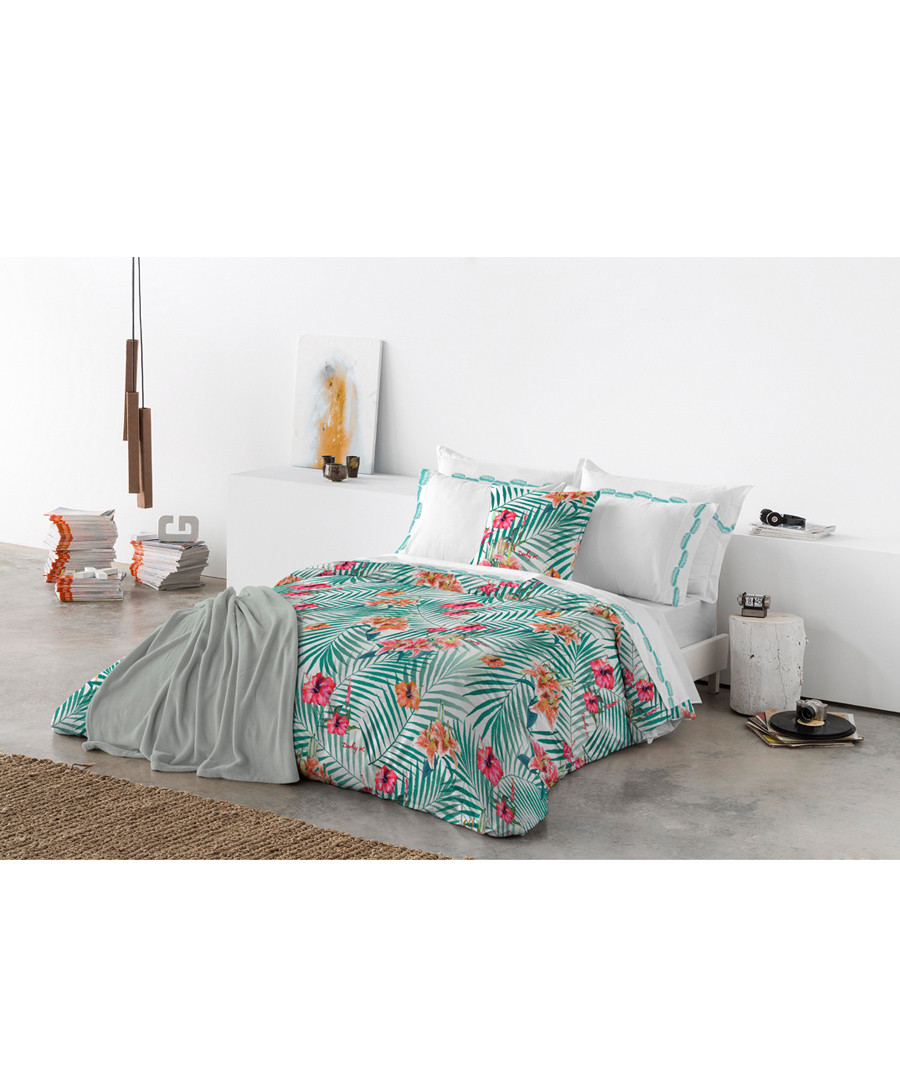 Blue pure cotton double duvet cover Sale - Derhy