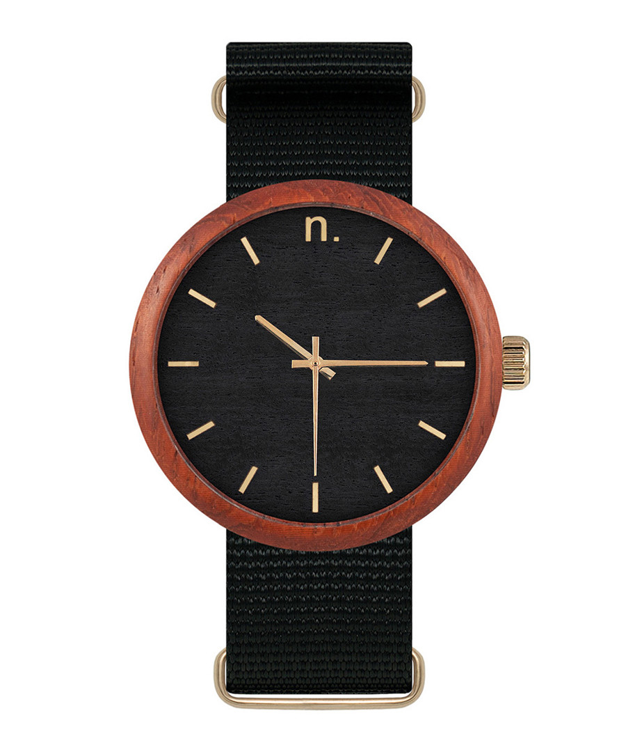 Black & gold-tone watch Sale - NEAT