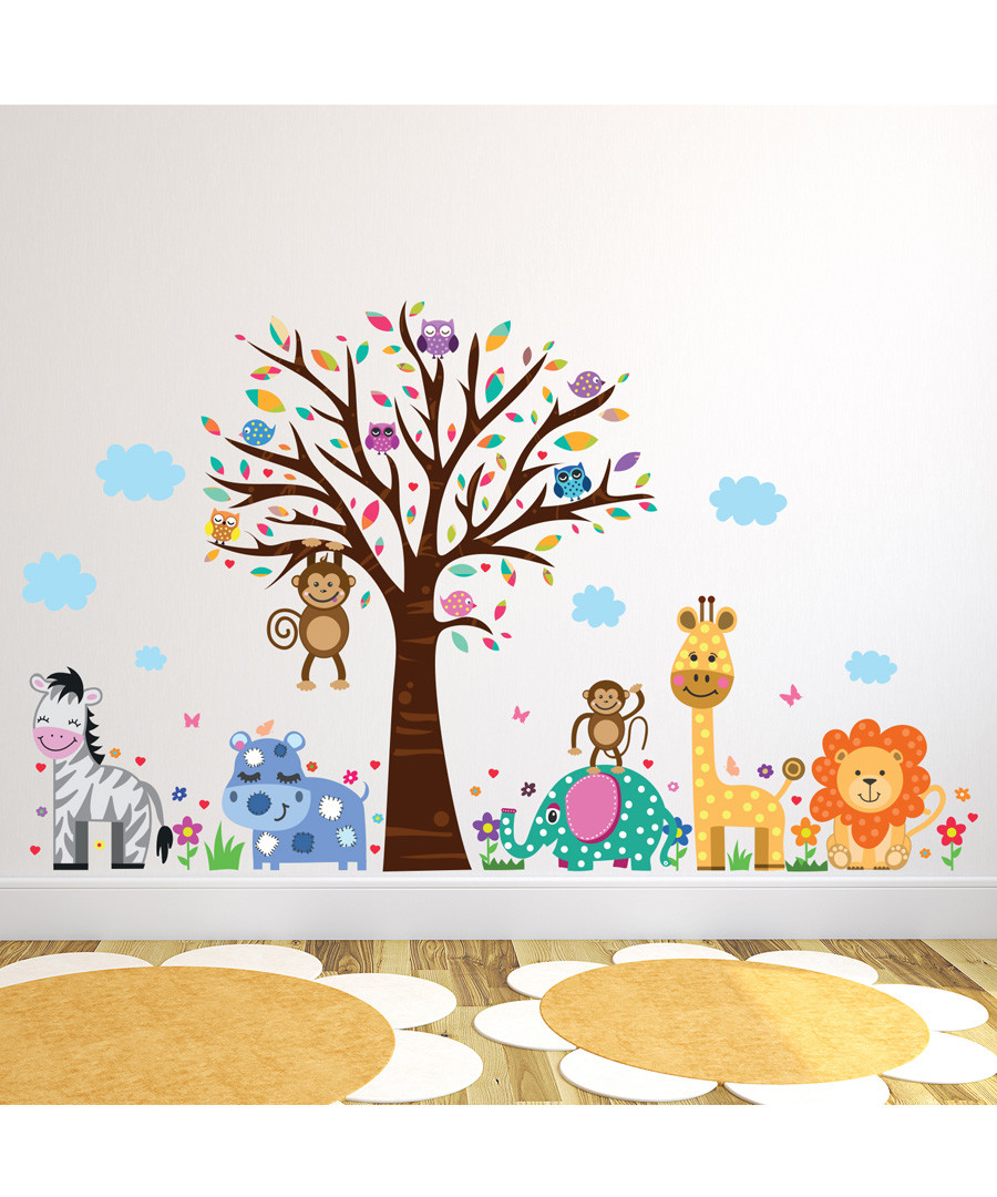 Happy London Zoo wall stickers Sale - Walplus