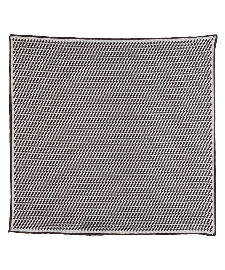 Black pure silk print pocket square Sale - hugo boss