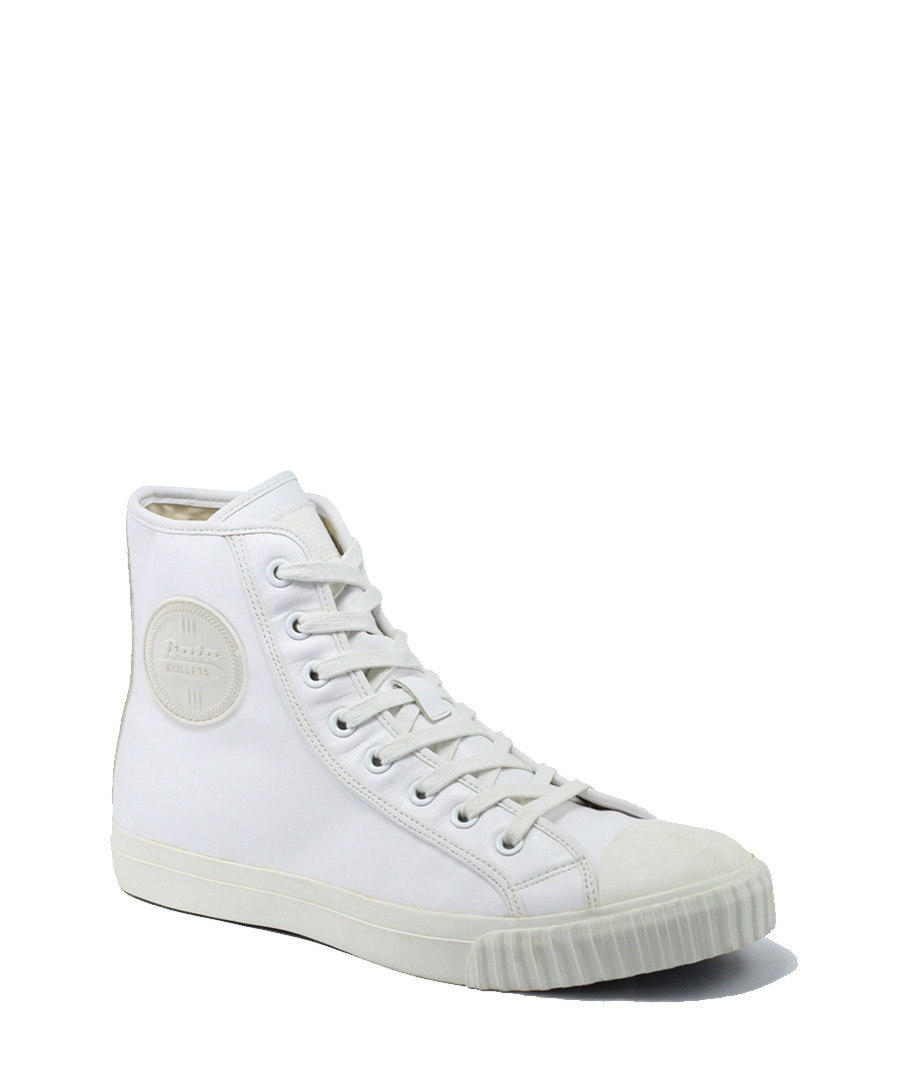 White leather high top sneakers Sale - BATA