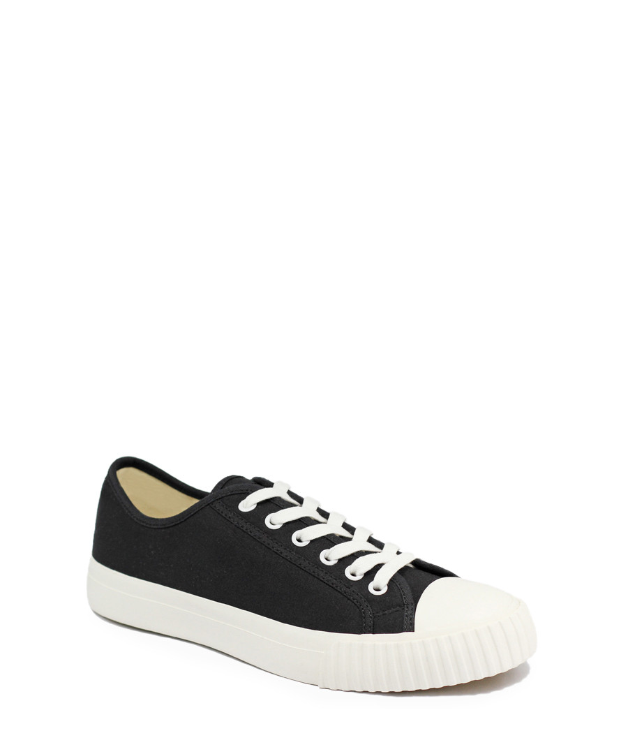 Bullets black canvas sneakers Sale - BATA