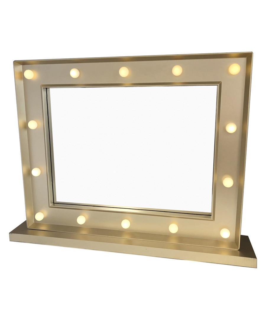 Gold-tone LED mirror Sale - Maiko