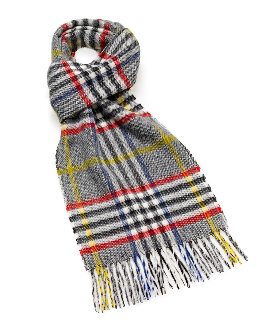 Dales black & multi lambswool scarf Sale - bronte