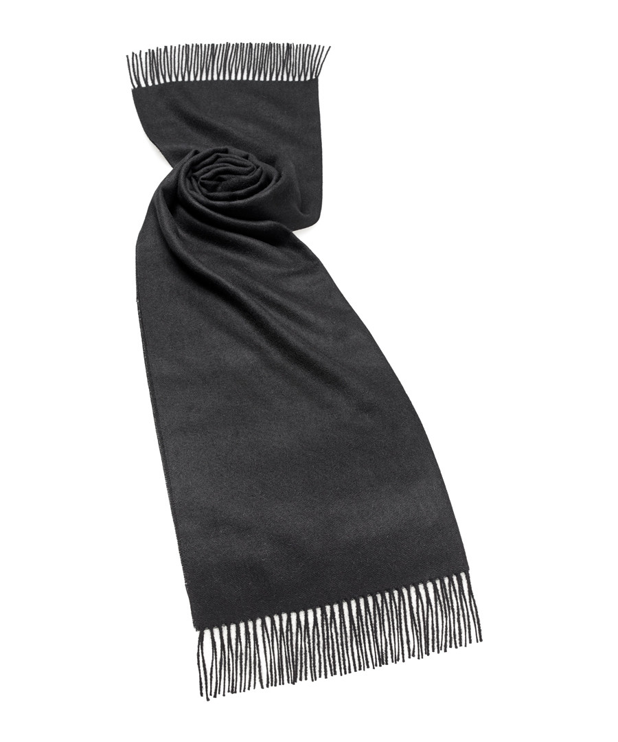 Black alpaca scarf Sale - bronte